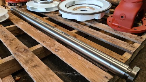 Main pump shaft fabrication