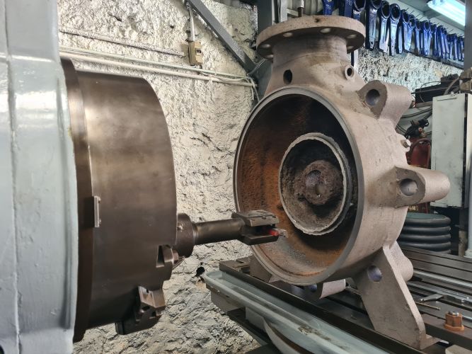 οριζόντια κατεργασία σώματος αντλίας