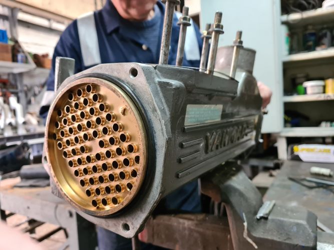 Καθαρισμος intercooler yanmar 6LP