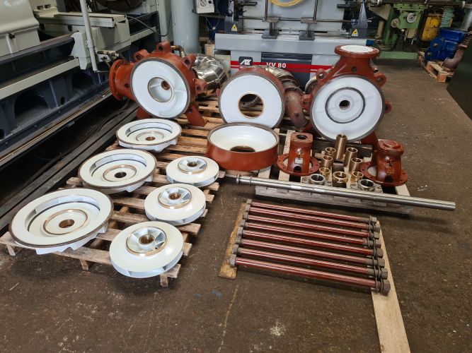 multystage water pump treatment