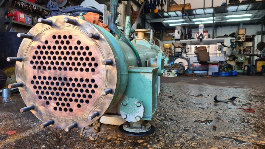 steam condenser service cleaning