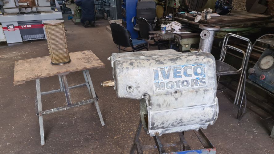 Επισκευή ψυγείο μηχανής θαλάσσης iveco