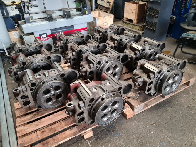 Repair of diesel engine cylinder heads mak