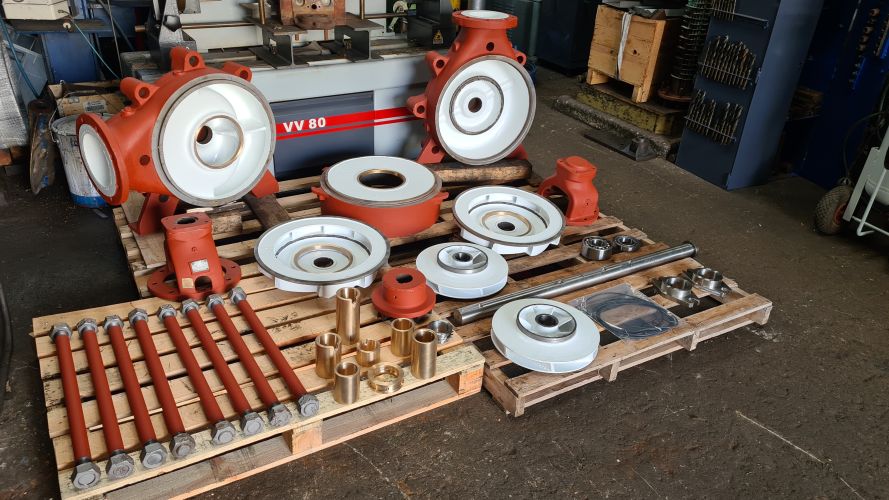 Repair of multistage water pump