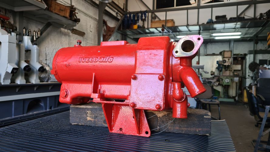 iveco oil and sea water cooler repair