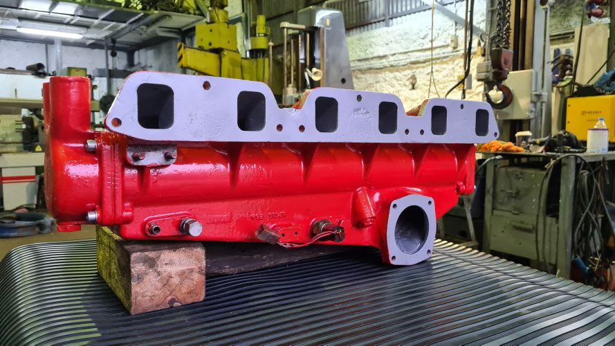Repair of iveco aifo cooling manifold