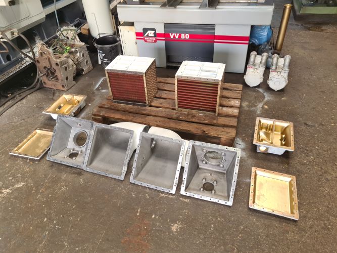 Deutz MWM TBD 604BV12 Charge air cooler maintance