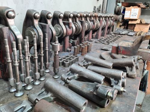 Spare parts for diesel engines
